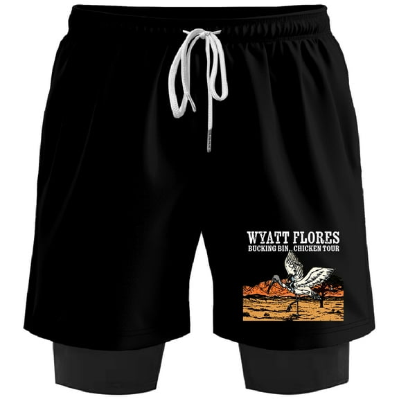 Wyatt Flores Bucking Bin Chicken Tour 2026 Merch Sweatshorts Women Men Short Basketball Pants Outdoor Sportwear