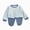 G167-Blue, variant on masbird Pajamas Sets Viscose from Bamboo Toddler Girls Boys Snug Fit Pjs Kids Short Sleeve Graphic Top & Pants Breathable Sleepwear(Coffee,6-12 M)