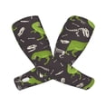 thumbnail image 2 of Daiia Dinosaur Skeleton UV Sun Protection Arm Sleeves - Cooling Compression Arm Sleeve - Sports & UV Arm Sleeves for Men & Women, 2 of 8