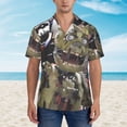 thumbnail image 2 of Lsque Five Nights At Freddy'S Pattern Hawaiian Shirt for Men Unisex Summer Beach Casual Short Sleeve Cotton Linen Button Down Shirts-Medium, 2 of 6