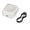 White, variant on Large Button Keyboard 1-Key Keypad With Software Customization For Multiple Applications