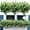White, variant on 8 Bundles Artificial Lavender Flowers Outdoor Fake Plants UV Resistant Plants Faux Plastic Plants for Indoor Home Window Garden Wedding Porch Box Hanging Plants Decor (Blue)