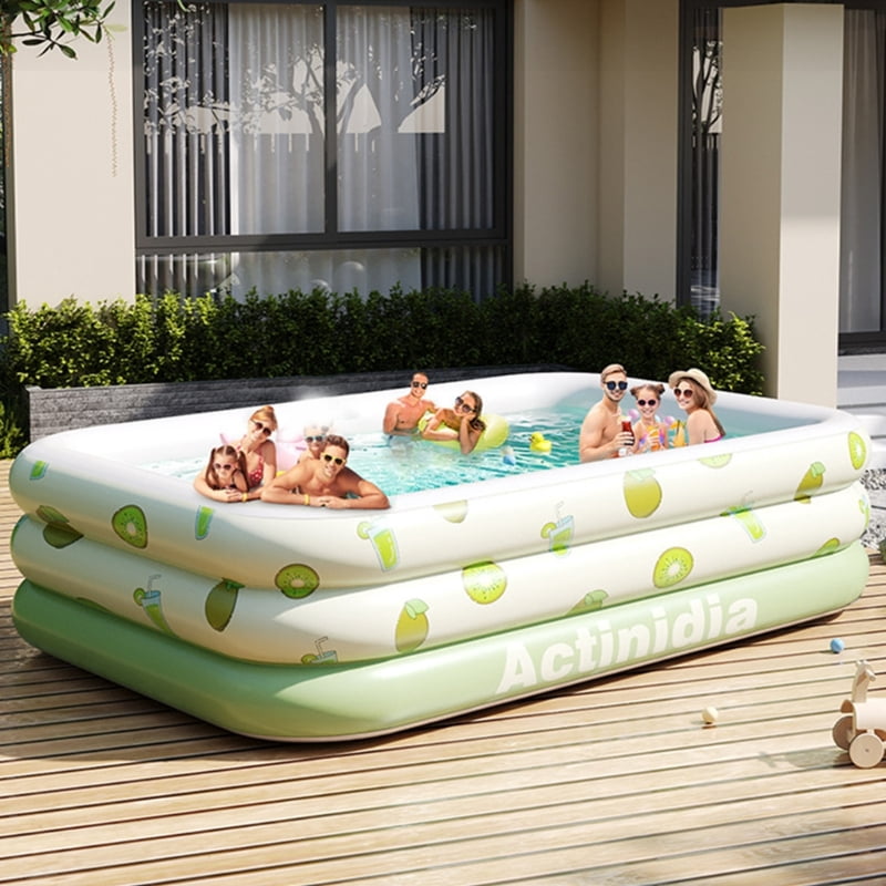 PVC Thickening Swimming Pool Cartoon Pattern PVC Inflatable Tanning Pool