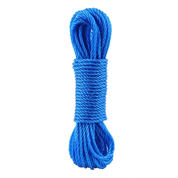 YUMILI Garden Rope, 10m Gardening Garden Rope Nylon Rope, Climbing Rope Traction Rope Leash Bundling Rope Tying Rope(Blue)