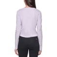 thumbnail image 3 of Calvin Klein Jeans Cotton Button-up Crop Top, Orchid, X-Small, 3 of 3