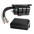 thumbnail image 1 of 12V Automobile Fuse and Relay Box with Pre-Wiring 6-Way Fuse Box Modification Relay Module Automotive and Marine Use, 1 of 5