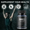 thumbnail image 4 of Alpha Viril Advanced Formula Pills All Natural Vitamin Supplement AlphaViril 180 Capsules, 4 of 9