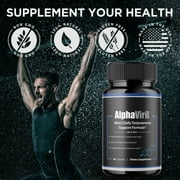 Alpha Viril Advanced Formula Pills All Natural Vitamin Supplement AlphaViril 120 Capsules