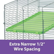 Kaytee Multi-Level Exotics Habitat for Pet Chinchillas, Rats, and Other Exotic Small Animals, 30x18 Inches