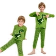 thumbnail image 2 of POPTEM Toddler Boys Pajamas Long Sleeve Shirt and Pants Kids 2-Piece Dinosaur Sleepwear Sets 5T, 2 of 8