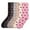 elegant HEART, variant on Couver Women's Comfort Crew Socks, 6-Pack, Christmas, Xmas, Size 9-11