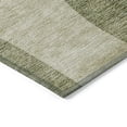 thumbnail image 4 of 5' X 8' Beige And Chocolate Abstract Washable Indoor Outdoor Area Rug, 4 of 5