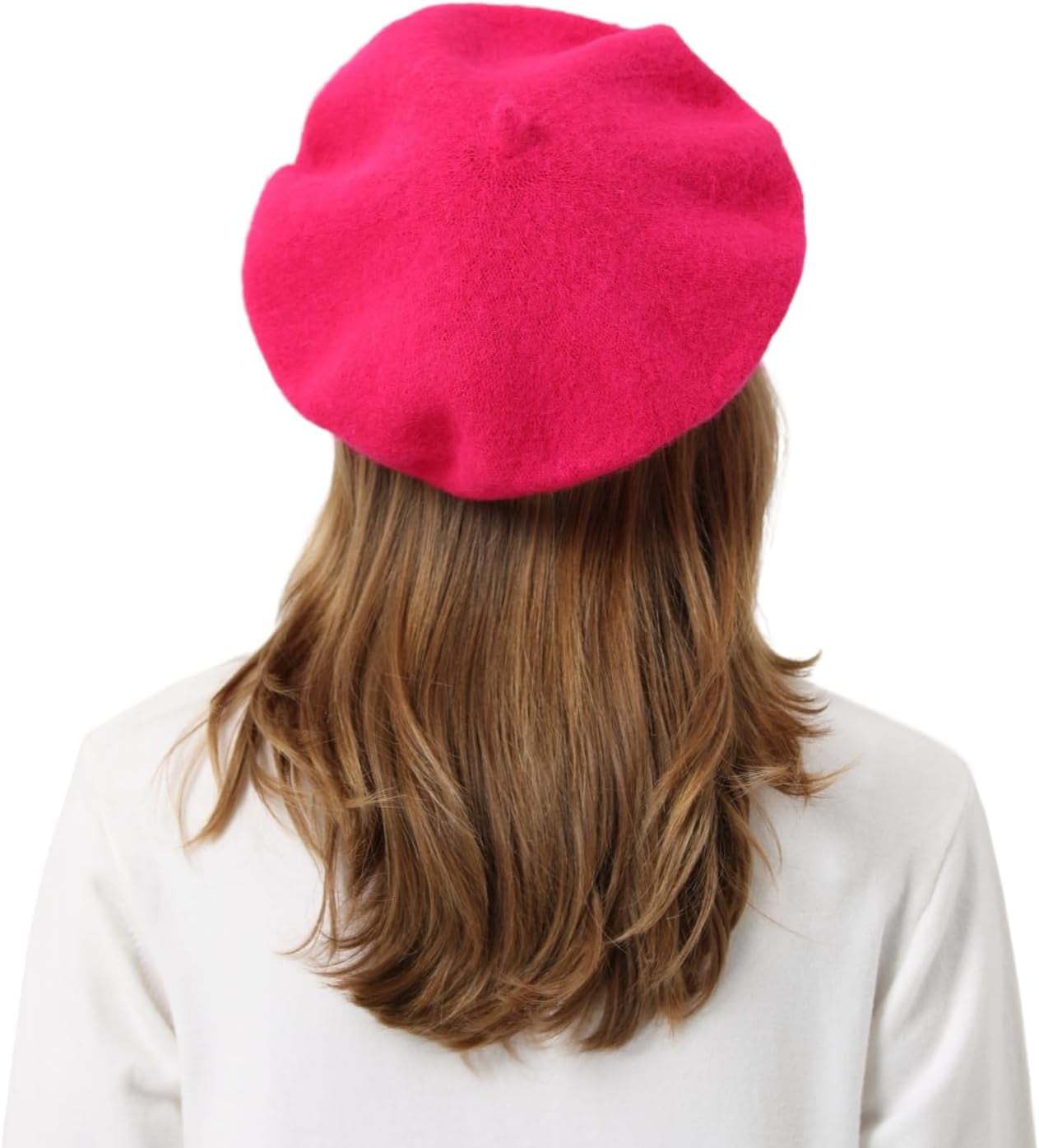 7496 Beret For Women 100% Cotton Solid Cotton Beret - 10.5 inch Diameter – Village Hat Shop main image 2