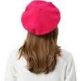 thumbnail image 7 of French Beret-Classic Wool Beret Solid Color Womens Beret Cap Hat, 7 of 7