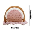 thumbnail image 2 of Hwkond Large Throw Pillows Rainbows Pillow Embroidery Cushion Soft And Comfortable Cute Shape Sofa Bed Window Pillow Fine Handfeeling No Pilling No Linting,Pink, 2 of 5
