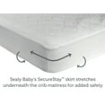 Sealy Total Stain Protection Washable Waterproof Mattress Pads, Crib