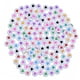 thumbnail image 1 of Acrílico amor espaciadores sueltas con orificio para joyería haciendo suministros paquete de 200 piezas, 1 of 9