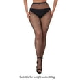 thumbnail image 3 of Glittering Fishnets Tights High Waist Elastic Stockings for Women with Sparkling Rhinestones Embellished Mesh Pantyhose, 3 of 9