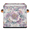 Multicolor 3, variant on CURLYOOT Teal Boho Floral Blossom 11 x 11 Inch Cube Storage Bin, Decorative Storage Cube Foldable Basket with Leather Handle, Fabric Bin for Closet Shelves Home Organizer