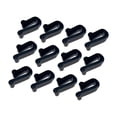 thumbnail image 4 of 12 piezas de clips de silicona para horno, protectores de sartenes, clips protectores universales resistentes de grado alimenticio para utensilios de negro, 4 of 8
