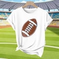 thumbnail image 4 of Fewfanhot Womens Tops Funny Sunday Football Season Tee Mom Short Sleeve Tops, 4 of 7