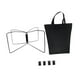 thumbnail image 3 of Soporte para hielera plegable, portaequipajes, porta bolsas de basura, metal, resistente, compacto, para agua Negro, 3 of 9