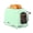 Green, variant on Mecity Easy Touch Screen Toaster 2 Slice – Retro Wide Slot Stainless Steel Toaster with Large Display, 6 Browning Levels, Bagel, Defrost & Reheat, Removable Crumb Tray, Cream Color