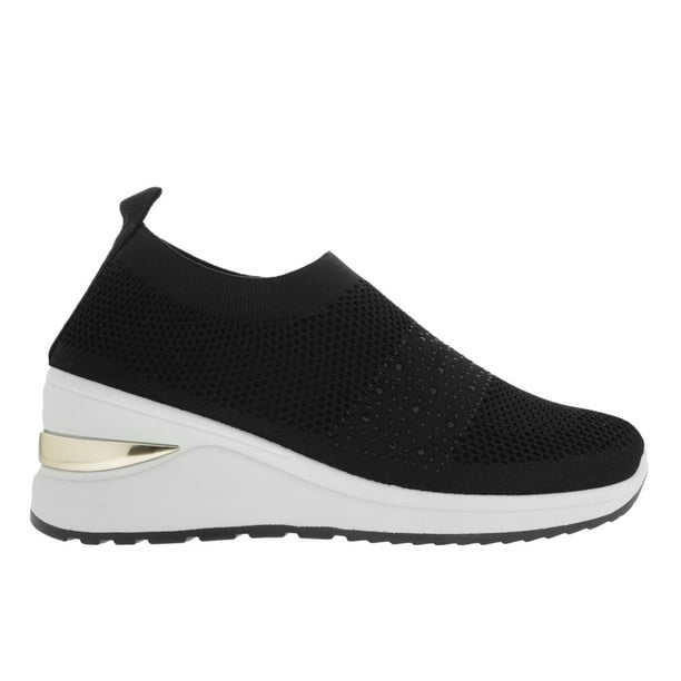 Tenis cuña Danna color negro 22 Dorothy Gaynor Tenis cuña Danna color negro 22