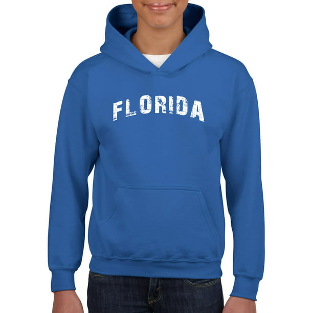 IWPF - Youth Florida Hoodie For Girls and Boys Sweatshirt - Walmart.com ...