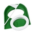 thumbnail image 4 of Taza de práctica de golf, ayudas para la práctica de la taza de golf, taza de plástico para hoyos de golf, ajustable con agujero y bandera de golf (1 unidad, verde -t, 4 of 5