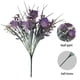 thumbnail image 5 of Cateissary Fondo decorativo de rama de flores artificiales, de simulación DIY, adorno de ramo de plantas, tallo largo, decoración de Decoración Violeta, 5 of 6