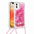 thumbnail image 4 of Funda FOXDOCK para iPhone 12 con Cuerda Ajustable, Brillo Líquido, Protección Antigolpes y Lente – Ideal para Regalo, 4 of 6