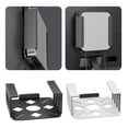 thumbnail image 4 of Support Mural pour Mac Mini Compatible VESA sous Bureau Économiseur d'Espace Support en Métal pour M2 M4 Modèle 2024 Noir Blanc, 4 of 8