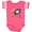 Football Pink and White, variant on Inktastic 1st Birthday Rocketship One Year Old Boys or Girls Baby Bodysuit