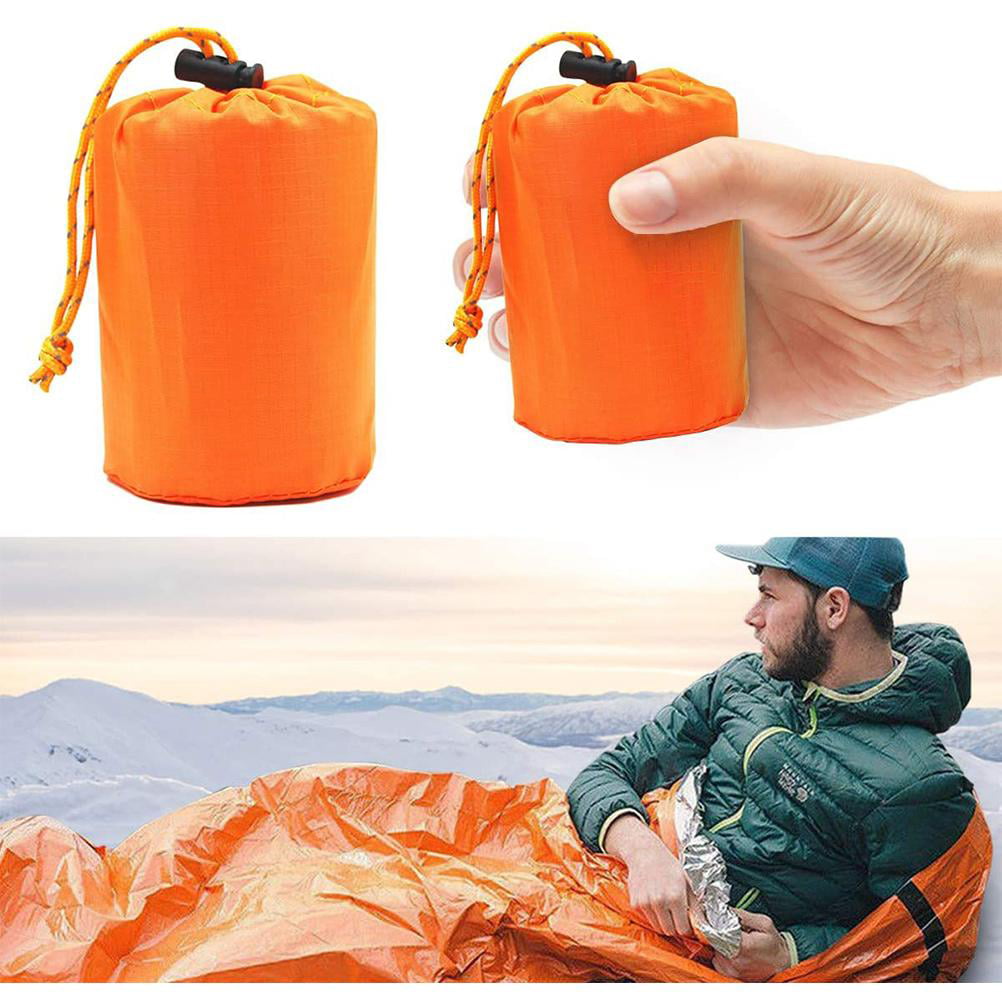 Emergency Sleeping Bag Ultralight Thermal Waterproof Survival Travel Camping Hot 