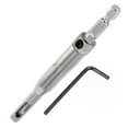 thumbnail image 3 of Including L-type wrench Self Centering Hinge Tapper Core Drill Bit Woodwork 1/4mm, 3 of 8