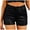 Black, variant on ABATAB Shorts for Women Shiny Hot Short Sparkly Fashion Shorts Slim Fit Tight Party Clubwear Shorts with Pockets