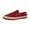Red, variant on Canvas Shoes for Women Casual Shoes Solid Color Platform Sole Rope Canvas Shoes 38(6.5)