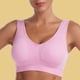 thumbnail image 5 of Conjunto de lencería Sujetador de belleza para mujer, sujetador de ejercicio de una pieza, uso diario femenino (rosa L) Ygjytge Rosa T L para Mujer, 5 of 5
