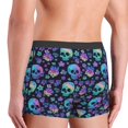 thumbnail image 3 of KLL Skull flower cute Men's Cotton Boxer Briefs Underwear-Small, 3 of 8