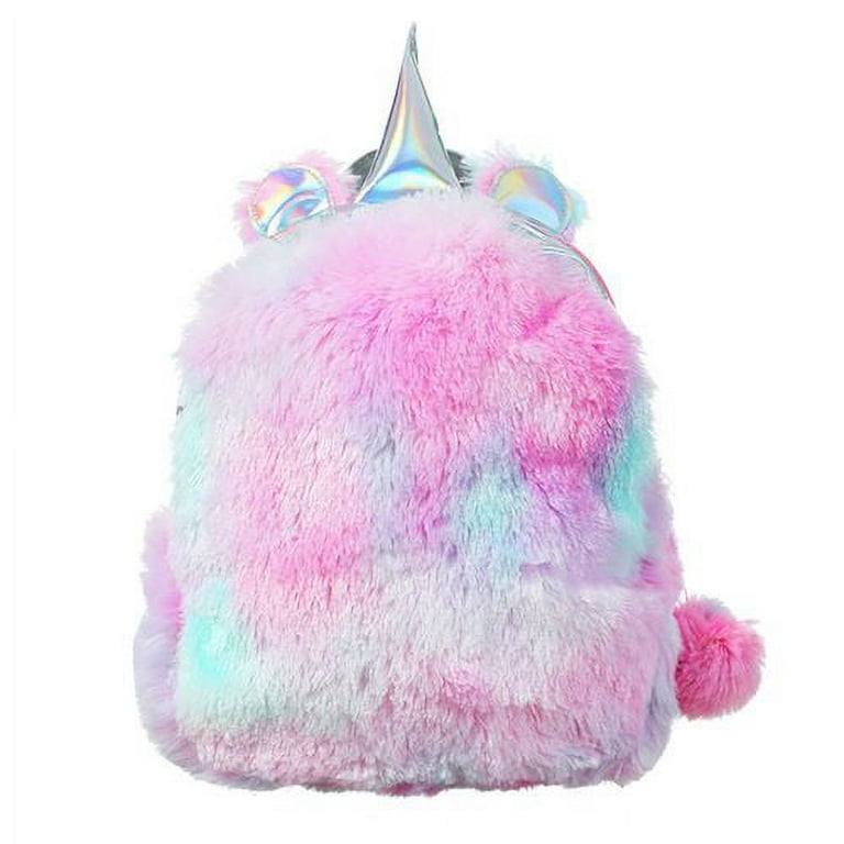 AkoaDa Plush Mini Unicorn Backpack Girls Schoolbag Cute Soft bookbag  Toddler student Travel Backpack 
