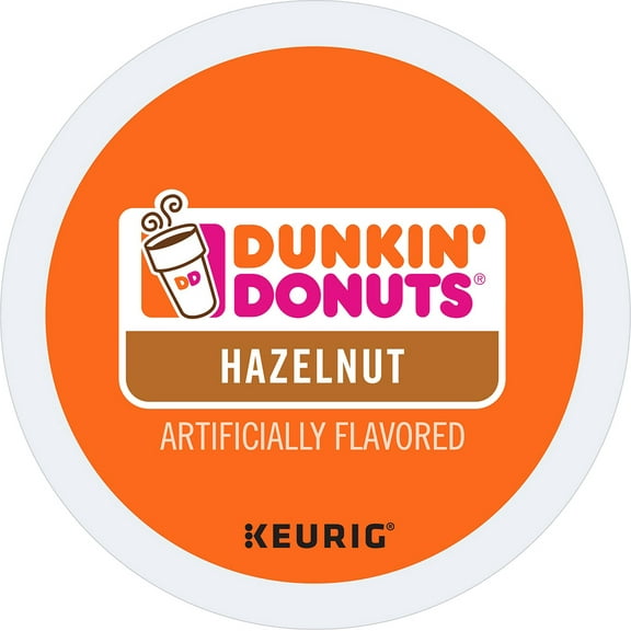 Dunkin' Donuts Hazelnut, K-Cup Portion Pack For Keurig Brewers, 24 Count Counts
