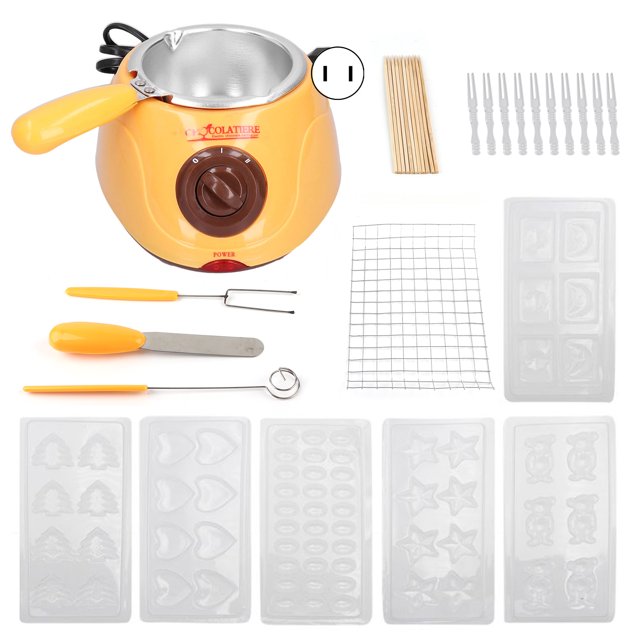 Juego de máquina de crisol de Chocolate DIY, utensilios de cocina eléctricos para restaurante en casa