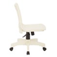 thumbnail image 2 of OSP Designs Deluxe Antique White Armless Bankers Chair, 2 of 4