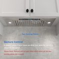 thumbnail image 2 of IKTCH Hotte de Cuisine Intégrée/insert 36 Pouces 900 CFM, Conduit Convertible Sans Conduit, Hotte de Cuisine en Acier Inoxydable avec 4 Vitesses de Détection de Gestes et Panneau de Contrôle Tactile, 2 of 6
