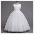 thumbnail image 1 of Vestido de bautizo Mod Catalina White para boda y comunión, 1 of 4