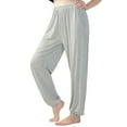 thumbnail image 1 of LUXUR Ladies Straight Leg Bottoms Tummy Control Sport Trousers Grey 5XL, 1 of 3