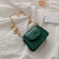 thumbnail image 2 of Bolsa Mini de hombro de cuero PU para mujer de mensajero cruzados con cadena con solapa JShteea Para Estrenar, 2 of 8