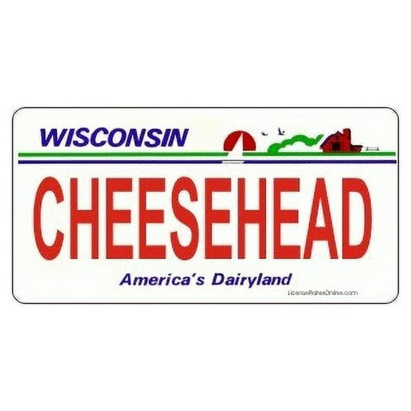 Design It Yourself Custom Wisconsin Plate. Free Personalization on Plate