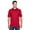 Red, variant on Harriton Men's Tall 6 oz. Ringspun Cotton Piqué Short-Sleeve Polo - M200T